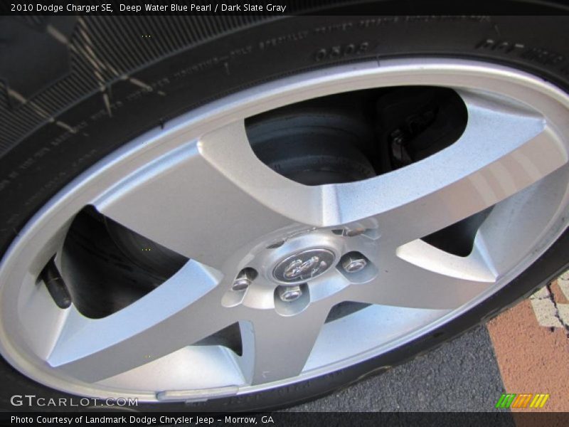 Deep Water Blue Pearl / Dark Slate Gray 2010 Dodge Charger SE