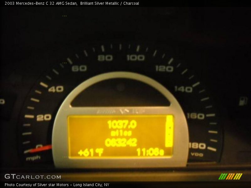 Brilliant Silver Metallic / Charcoal 2003 Mercedes-Benz C 32 AMG Sedan