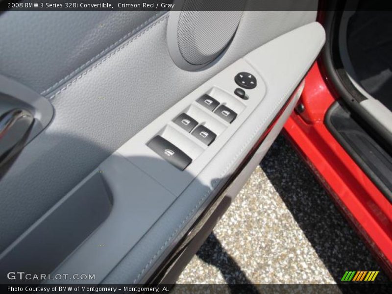 Crimson Red / Gray 2008 BMW 3 Series 328i Convertible