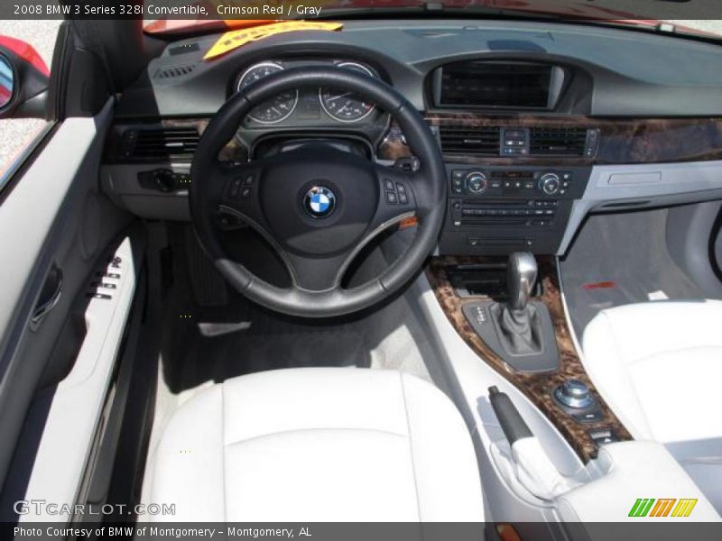 Crimson Red / Gray 2008 BMW 3 Series 328i Convertible