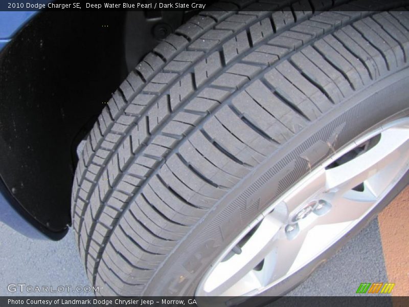 Deep Water Blue Pearl / Dark Slate Gray 2010 Dodge Charger SE