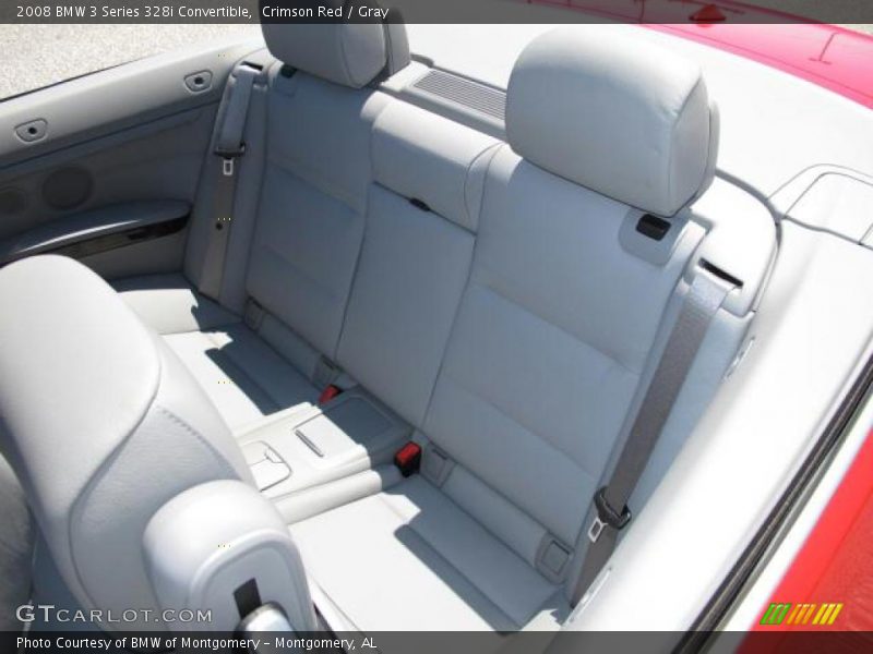 Crimson Red / Gray 2008 BMW 3 Series 328i Convertible
