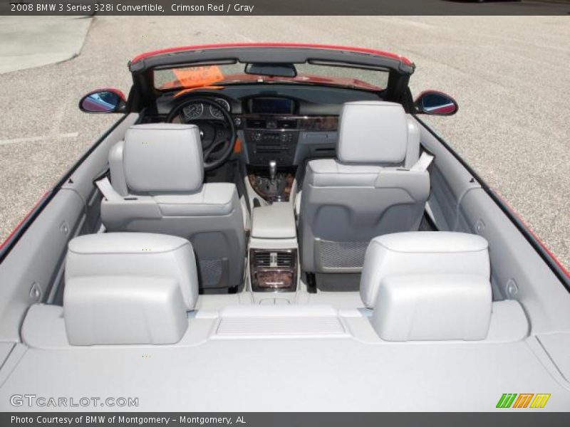 Crimson Red / Gray 2008 BMW 3 Series 328i Convertible