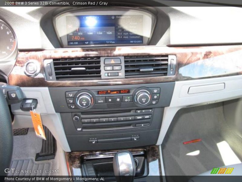 Crimson Red / Gray 2008 BMW 3 Series 328i Convertible