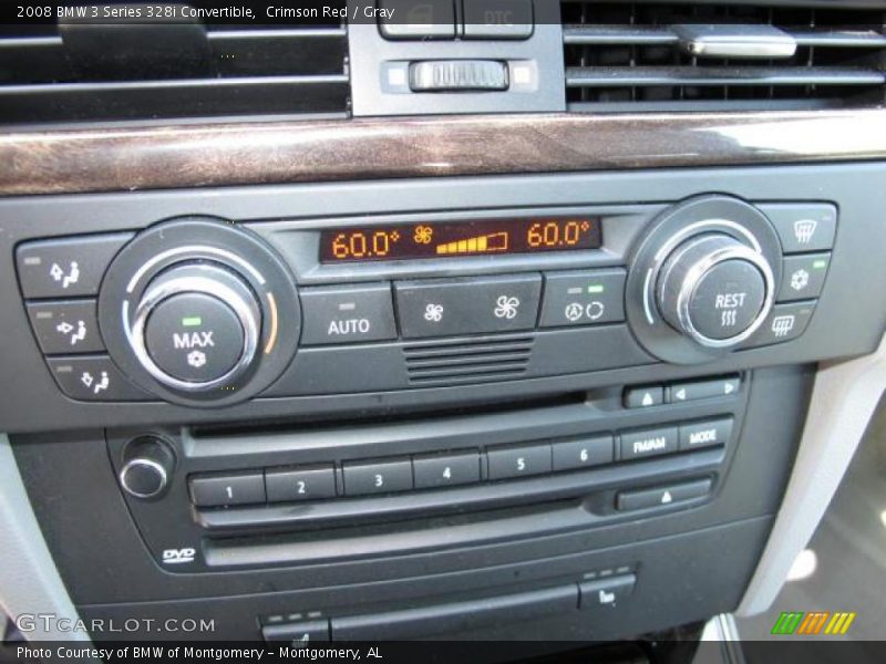 Crimson Red / Gray 2008 BMW 3 Series 328i Convertible