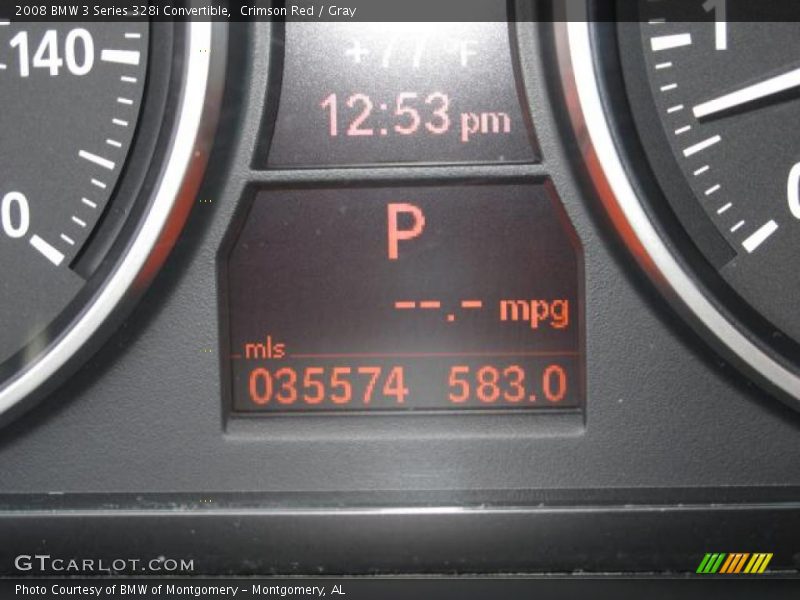 Crimson Red / Gray 2008 BMW 3 Series 328i Convertible