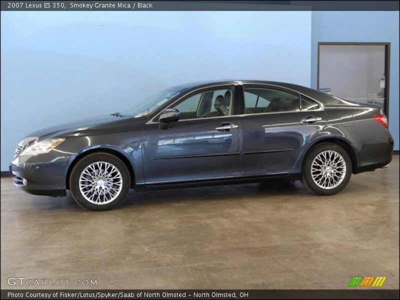 Smokey Granite Mica / Black 2007 Lexus ES 350