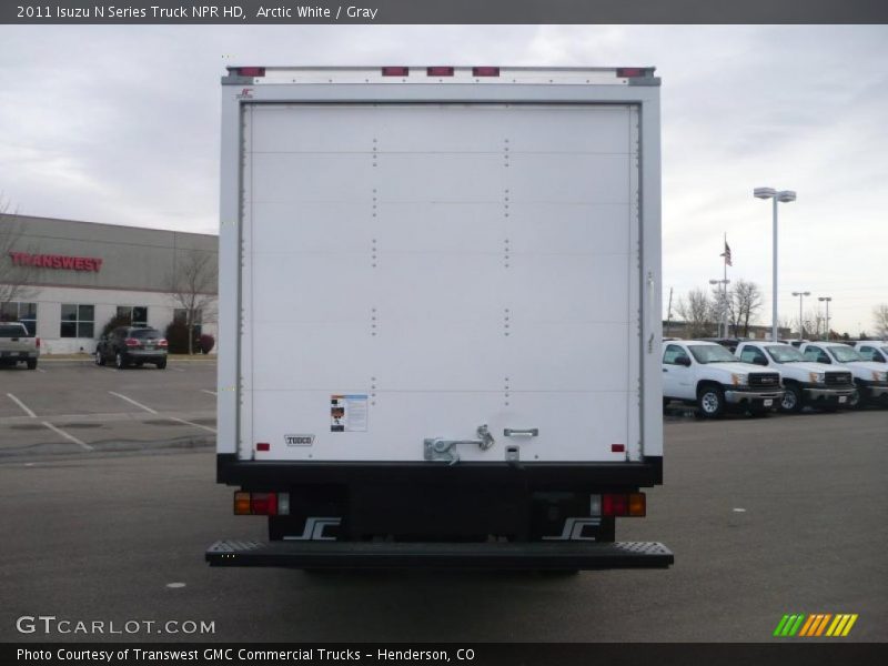 Arctic White / Gray 2011 Isuzu N Series Truck NPR HD