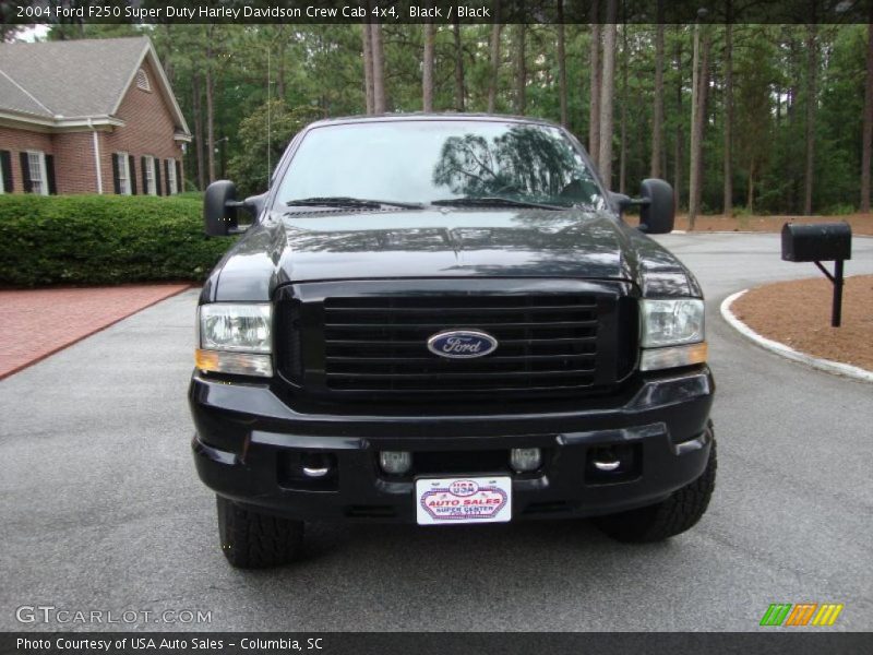 Black / Black 2004 Ford F250 Super Duty Harley Davidson Crew Cab 4x4