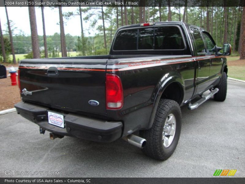 Black / Black 2004 Ford F250 Super Duty Harley Davidson Crew Cab 4x4