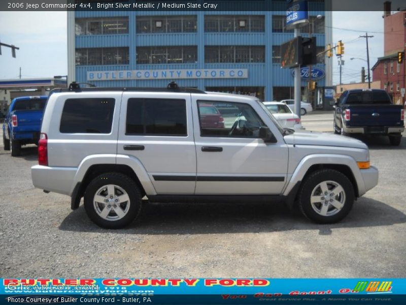 Bright Silver Metallic / Medium Slate Gray 2006 Jeep Commander 4x4