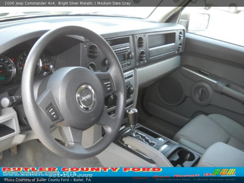 Bright Silver Metallic / Medium Slate Gray 2006 Jeep Commander 4x4
