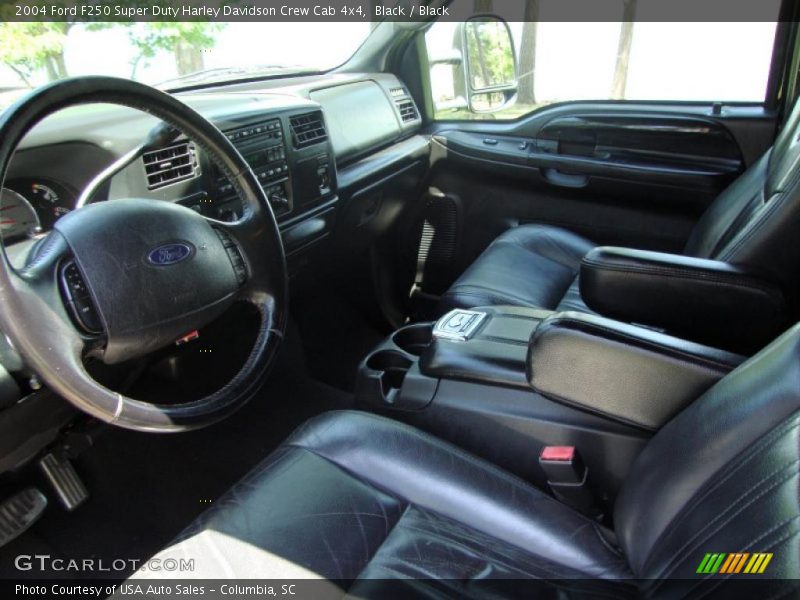 Black / Black 2004 Ford F250 Super Duty Harley Davidson Crew Cab 4x4