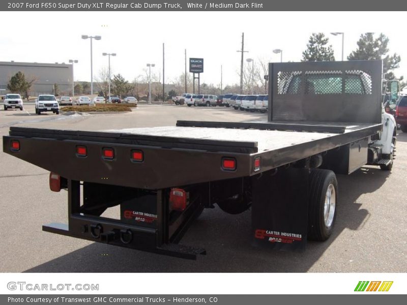 White / Medium Dark Flint 2007 Ford F650 Super Duty XLT Regular Cab Dump Truck