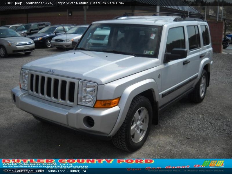 Bright Silver Metallic / Medium Slate Gray 2006 Jeep Commander 4x4