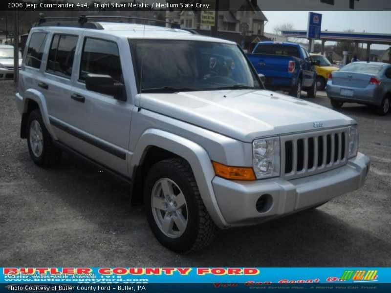 Bright Silver Metallic / Medium Slate Gray 2006 Jeep Commander 4x4