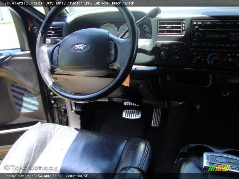 Black / Black 2004 Ford F250 Super Duty Harley Davidson Crew Cab 4x4