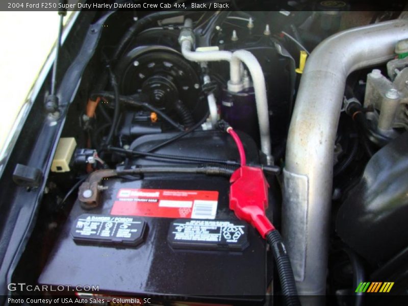 Black / Black 2004 Ford F250 Super Duty Harley Davidson Crew Cab 4x4