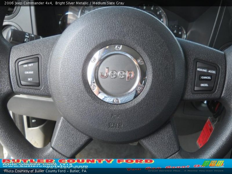 Bright Silver Metallic / Medium Slate Gray 2006 Jeep Commander 4x4