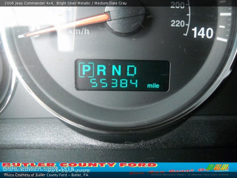 Bright Silver Metallic / Medium Slate Gray 2006 Jeep Commander 4x4