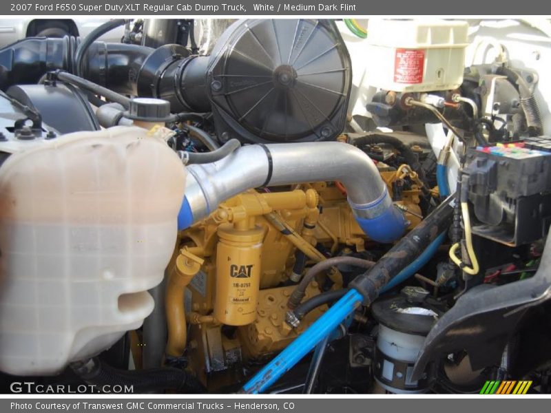  2007 F650 Super Duty XLT Regular Cab Dump Truck Engine - 7.2 Liter Caterpillar C7 Diesel