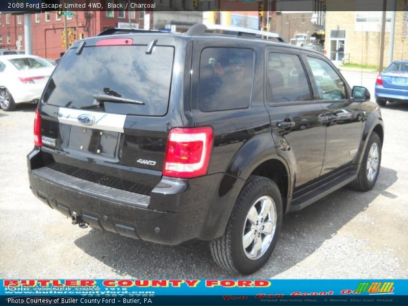 Black / Charcoal 2008 Ford Escape Limited 4WD