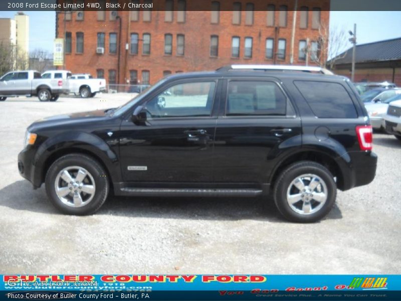 Black / Charcoal 2008 Ford Escape Limited 4WD