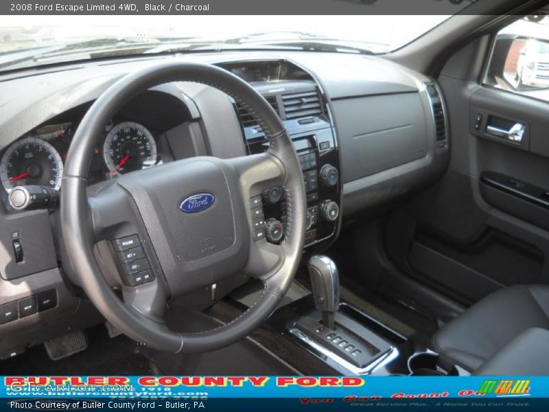 Black / Charcoal 2008 Ford Escape Limited 4WD
