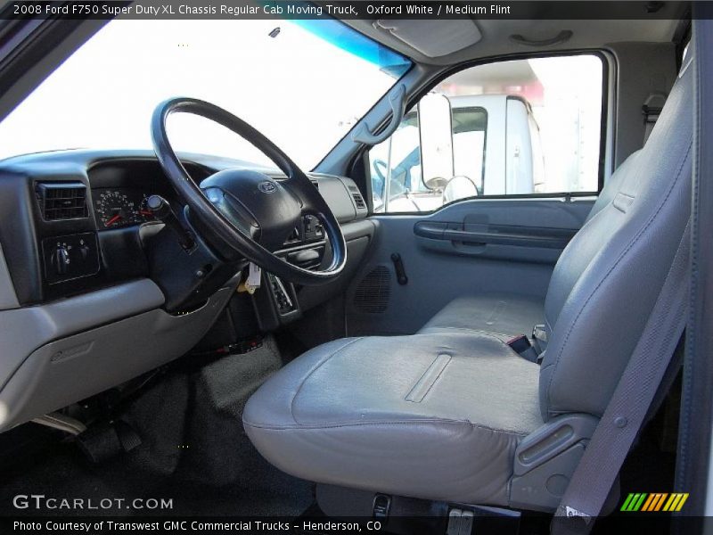  2008 F750 Super Duty XL Chassis Regular Cab Moving Truck Medium Flint Interior