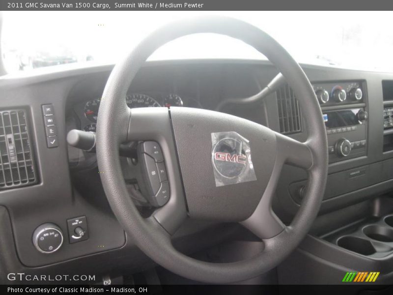 Summit White / Medium Pewter 2011 GMC Savana Van 1500 Cargo