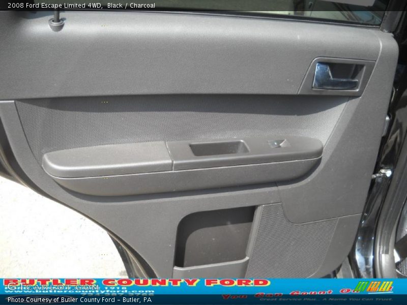 Black / Charcoal 2008 Ford Escape Limited 4WD