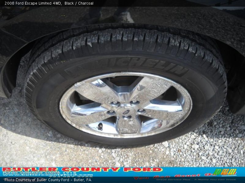 Black / Charcoal 2008 Ford Escape Limited 4WD