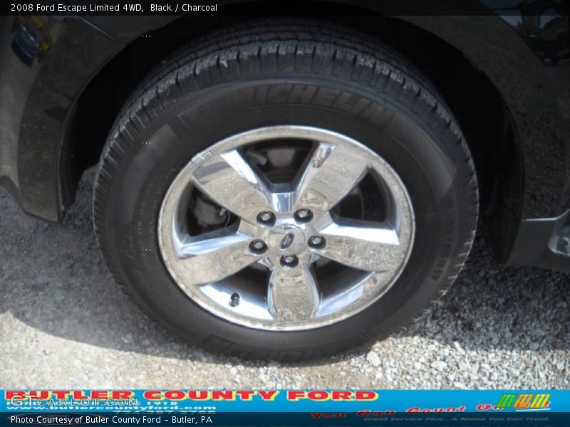 Black / Charcoal 2008 Ford Escape Limited 4WD