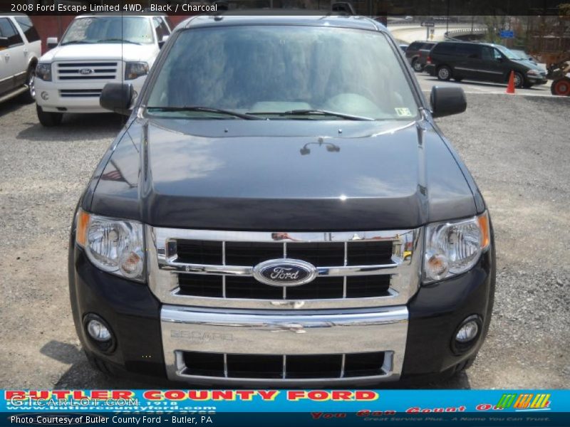 Black / Charcoal 2008 Ford Escape Limited 4WD