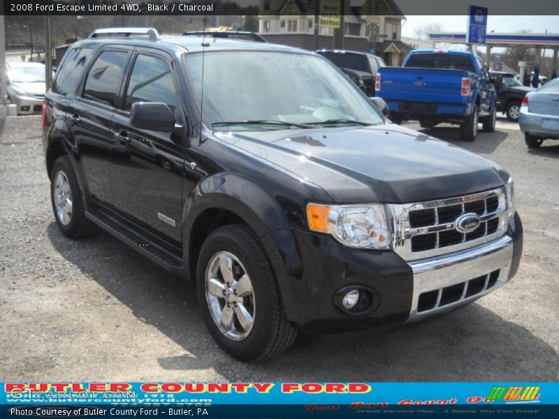 Black / Charcoal 2008 Ford Escape Limited 4WD