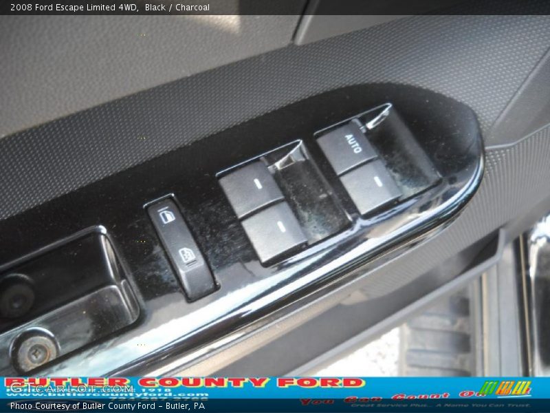 Black / Charcoal 2008 Ford Escape Limited 4WD