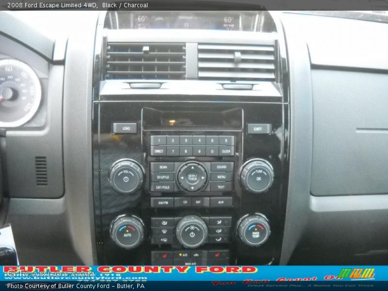 Black / Charcoal 2008 Ford Escape Limited 4WD