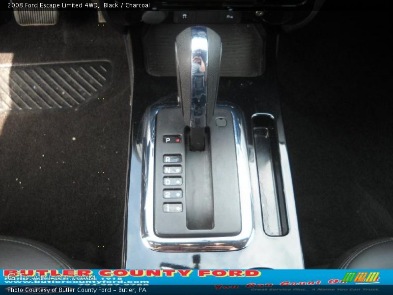 Black / Charcoal 2008 Ford Escape Limited 4WD