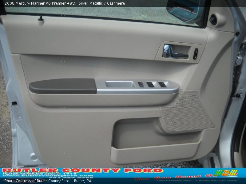 Silver Metallic / Cashmere 2008 Mercury Mariner V6 Premier 4WD