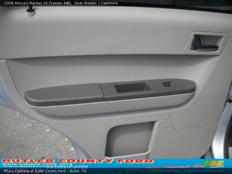 Silver Metallic / Cashmere 2008 Mercury Mariner V6 Premier 4WD