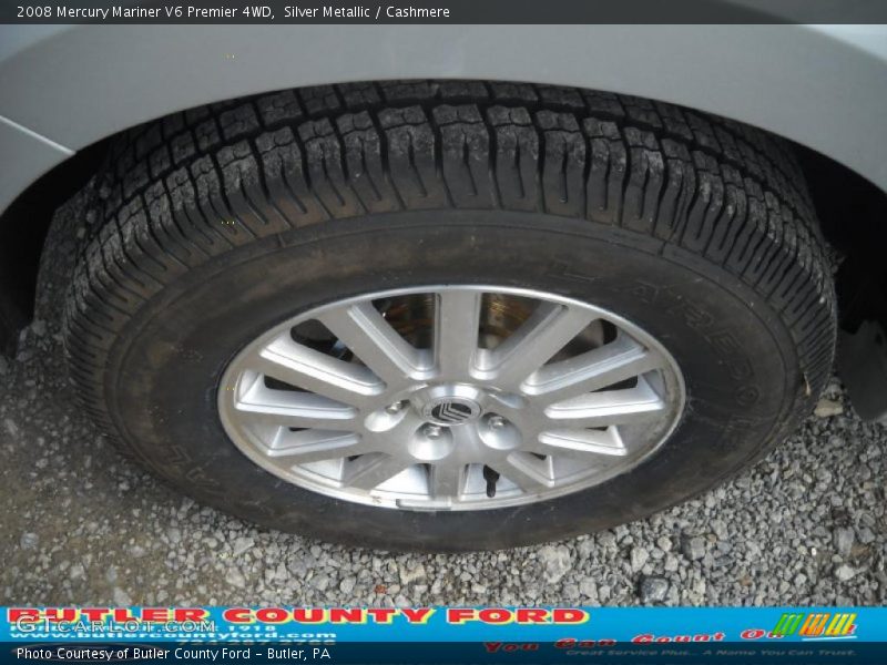 Silver Metallic / Cashmere 2008 Mercury Mariner V6 Premier 4WD