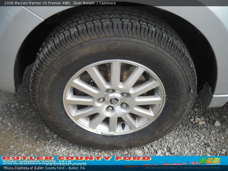 Silver Metallic / Cashmere 2008 Mercury Mariner V6 Premier 4WD