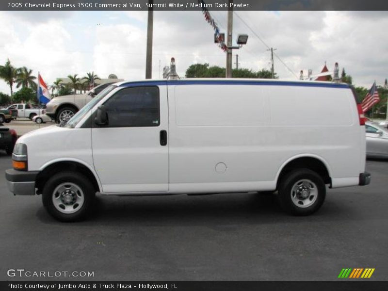 Summit White / Medium Dark Pewter 2005 Chevrolet Express 3500 Commercial Van