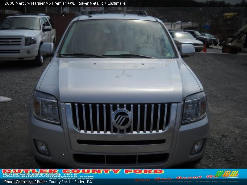 Silver Metallic / Cashmere 2008 Mercury Mariner V6 Premier 4WD
