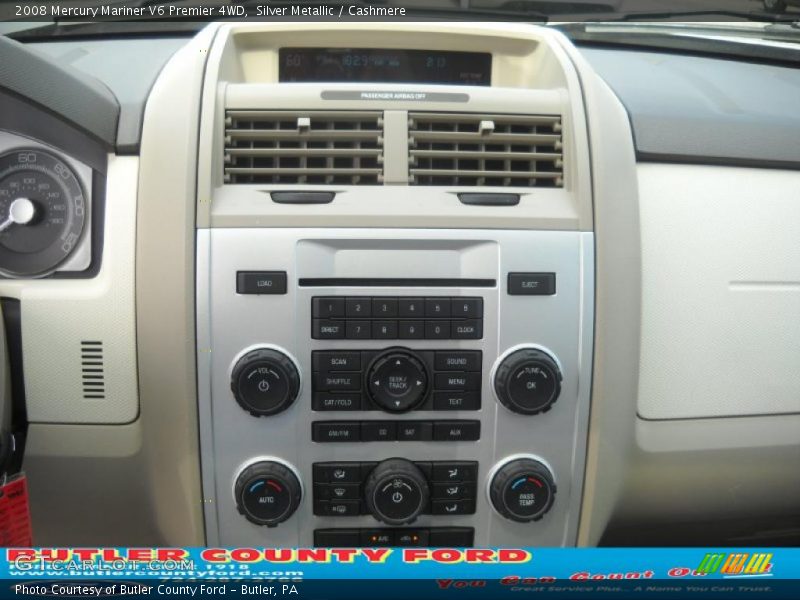 Silver Metallic / Cashmere 2008 Mercury Mariner V6 Premier 4WD
