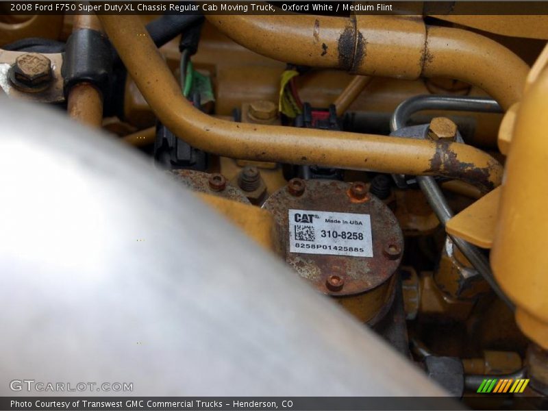  2008 F750 Super Duty XL Chassis Regular Cab Moving Truck Engine - 7.2 Liter Caterpillar C7 Turbo-Diesel Inline 6 Cylinder