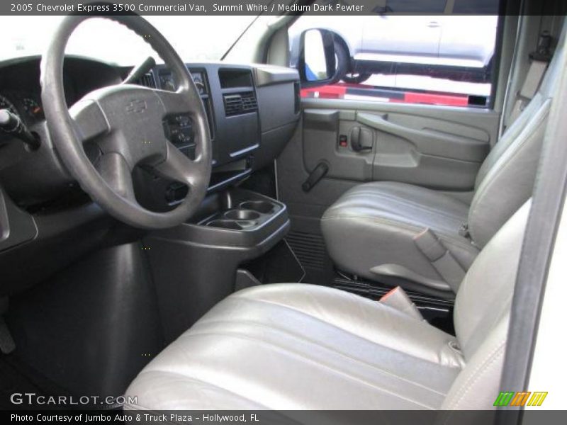 Summit White / Medium Dark Pewter 2005 Chevrolet Express 3500 Commercial Van