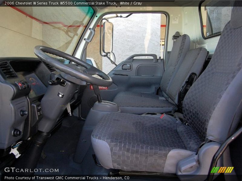  2006 W Series Truck W5500 Commercial Stake Truck Gray Interior