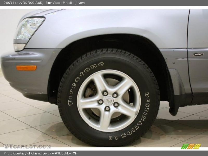 Blue Vapor Metallic / Ivory 2003 Lexus RX 300 AWD