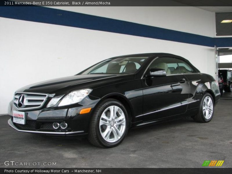 Black / Almond/Mocha 2011 Mercedes-Benz E 350 Cabriolet